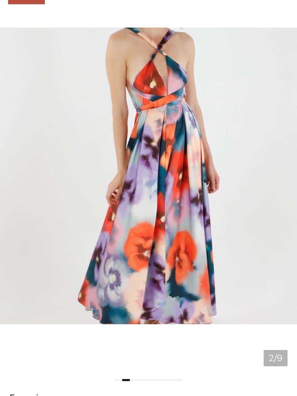 Especia Alejandra maxi floral maxi dress - Picture 2 of 6
